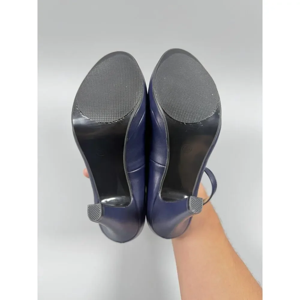 IDIFU Women’s Tracy Platform High Heel Pumps Blue/Navy Size 5.5 - Picture 6 of 7